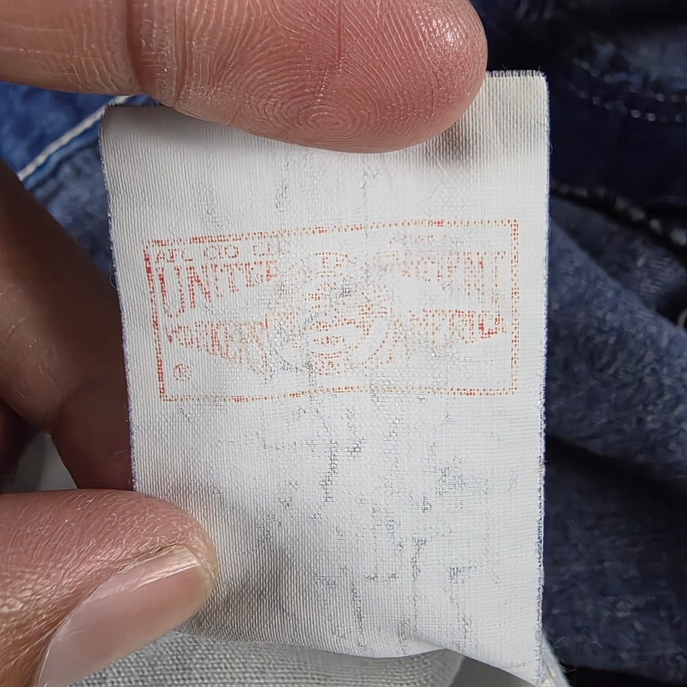 Carhartt Carpenter Jeans Mens Fit 39x30 Blue Denim B01 Relaxed Union Made in USA - Picture 6 of 10